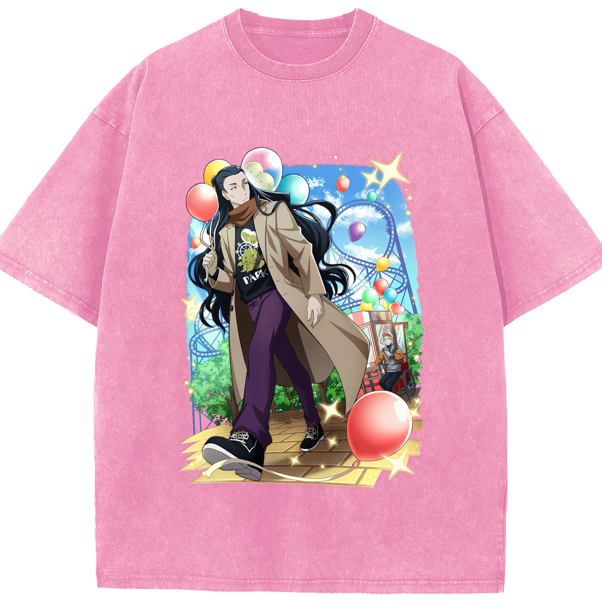 （画像用） 文豪ストレイドッグス Bungo Stray Dogs 綿100% ヴィンテージ風 半袖Tシャツ（フロントプリント）